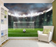 Tapeta samoprzylepna na ścianę dla chłopca 202168582 piłka nożna Naklejkomania - zdjecie 1 - miniatura