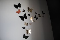 Lustrzane motylki na ścianę 3D Motylki3 NT Naklejkomania - zdjecie 1 - miniatura