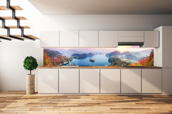 Panel szklany do kuchni  14446 pejzaż