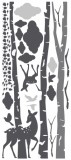 Naklejka ścienna dla dzieci-  brzozy, las 7120 Naklejkomania - zdjecie 2 - miniatura