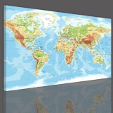Tablice korkowe z mapą świata 41150 Naklejkomania - zdjecie 3 - miniatura