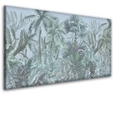 Obraz na ścianę do sypialni salonu tropikalne liście 41435 Naklejkomania - zdjecie 1 - miniatura