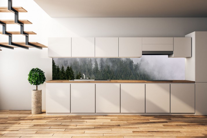 Panel szklany do kuchni  14425 las - zdjęcie 1