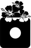 Naklejka pod kontakt włącznik- Kwiaty 63 Naklejkomania - zdjecie 1 - miniatura
