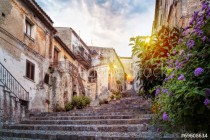 Mystic alley in italian old town Naklejkomania - zdjecie 1 - miniatura