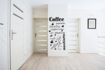 567 Napisy na ścianę do kuchni dla smakoszy kawy Naklejkomania - zdjecie 1 - miniatura