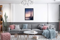 Plakat Eiffel tower 61047 Naklejkomania - zdjecie 1 - miniatura