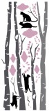 Naklejka ścienna dla dzieci-  brzozy, las 7107 Naklejkomania - zdjecie 2 - miniatura