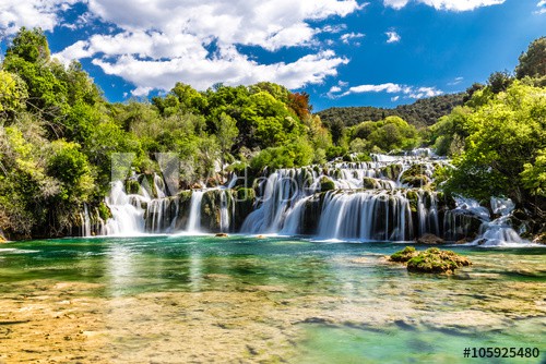 Waterfall In Krka National Park -Dalmatia, Croatia - zdjęcie 1