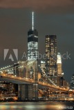 Manhattan at night Naklejkomania - zdjecie 1 - miniatura