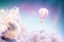 Fototapeta fototapety 9905 balon w chmurach Naklejkomania - zdjecie 2 - miniatura