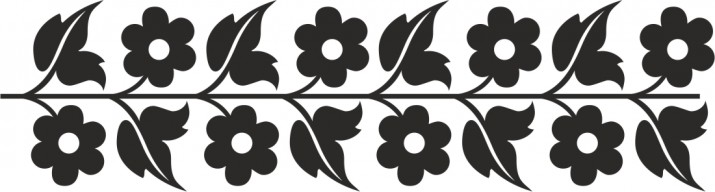 Bordery na ścianę, motyw 5006 - zdjęcie 2