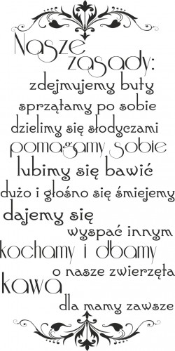 4024 Naklejki na ścianę napisy ścienne - zdjęcie 2