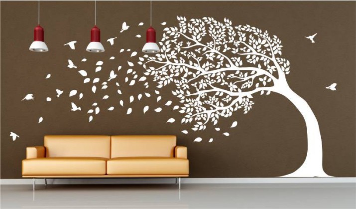 Naklejki na ścianę ścienne na ściany naklejka dekoracyjna ścienna drzewo 245 Naklejkomania - zdjecie 1