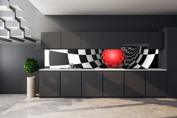 Panele kuchenne PCV płyty dekoracyjne 3d 146128
