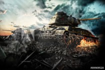 Two tanks destroyed in the area Naklejkomania - zdjecie 1 - miniatura
