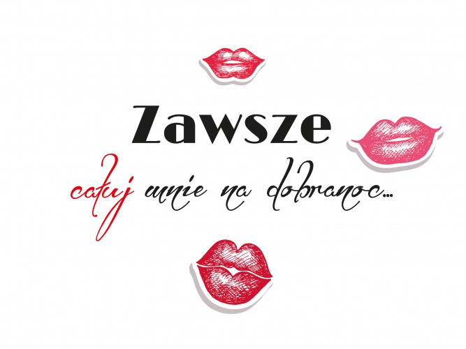 Tabliczki drewniane 60006 Zawsze całuj mnie... - zdjęcie 2