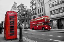 Naklejki okleiny na szafy 138435488 Londyn czerwony autobus Naklejkomania - zdjecie 2 - miniatura