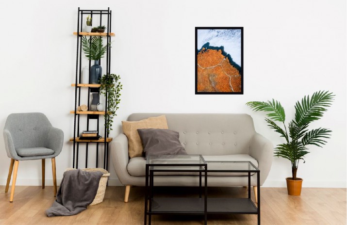 Stylowy plakat zimowy krajobraz 61004 - zdjęcie 2