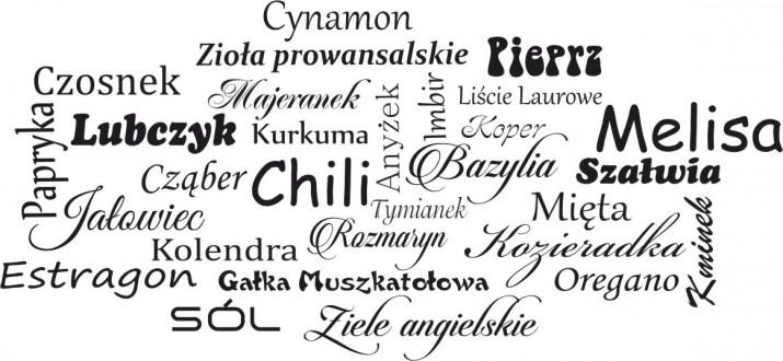 474 Naklejka na ścianę przyprawy do kuchni - zdjęcie 2