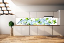 Panel szklany do kuchni  14413 limonka Naklejkomania - zdjecie 1 - miniatura