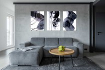 Obrazy na ścianę sypialni, salonu 20218 kobieta w czerni Naklejkomania - zdjecie 2 - miniatura