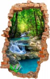 Naklejka na ścianę , dziura 3D wodospad 3664 Naklejkomania - zdjecie 2 - miniatura