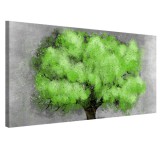 Obraz na ścianę do sypialni salonu zielone drzewo 41292 Naklejkomania - zdjecie 1 - miniatura