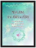 Plakat w ramie ślub wesele miłość AGX6 Naklejkomania - zdjecie 1 - miniatura
