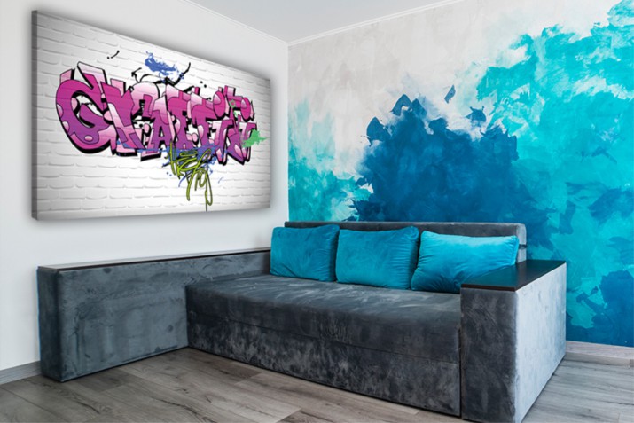 Obrazy na ścianę 15157 graffiti - zdjęcie 2