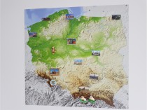 Mapa Polski dla podróżnika, mapa na magnesy 97x100cm Naklejkomania - zdjecie 6 - miniatura