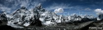 Panorama mountains Everest and Lhotse Naklejkomania - zdjecie 1 - miniatura