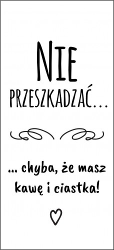 Drewniana zawieszka na drzwi, upominek, nie przeszkadzać zawieszka 03 - zdjęcie 5