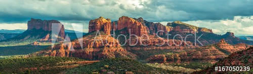 Mountain panorama in Sedona, Arizona