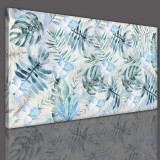 Obraz na ścianę do sypialni salonu monster niebieskie kwiaty 41390 Naklejkomania - zdjecie 3 - miniatura