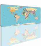Tablice korkowe - mapa świata 5997 Naklejkomania - zdjecie 5 - miniatura