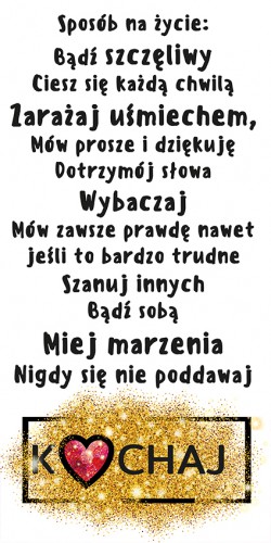 Obraz na ramie płótno canvas cytat- 56 - zdjęcie 2