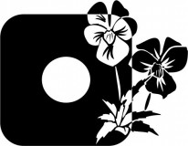 Naklejka pod kontakt włącznik- Kwiaty 10 Naklejkomania - zdjecie 1 - miniatura