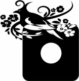 Naklejka pod kontakt włącznik- Kwiaty 70 Naklejkomania - zdjecie 1 - miniatura