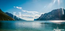 Lake Garda is the largest lake in Italy Naklejkomania - zdjecie 1 - miniatura