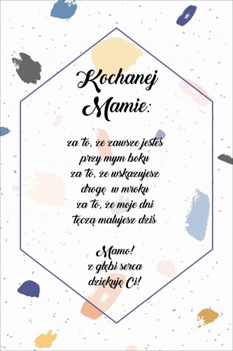Tabliczka drewniana z sentencją, ozdobna zawieszka prezent na Dzień Mamy 43010 - zdjęcie 2