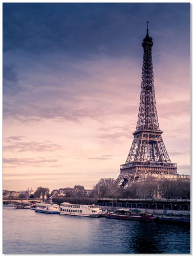 Plakat Eiffel tower 61047 Naklejkomania - zdjecie 1