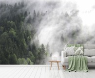 Fototapety na ścianę widok góry las  mgła 10812 Naklejkomania - zdjecie 1 - miniatura