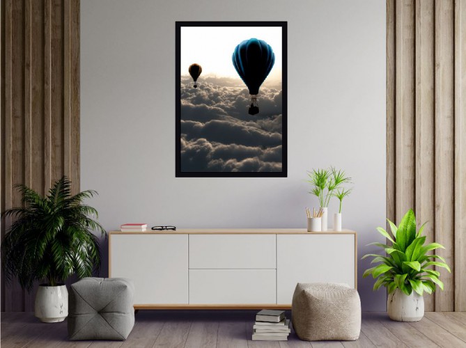 Plakat Balon w chmurach 61091 Naklejkomania - zdjecie 1