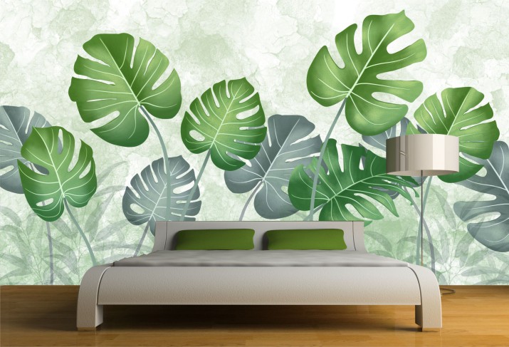 Fototapety na ścianę liście monstera 9939
