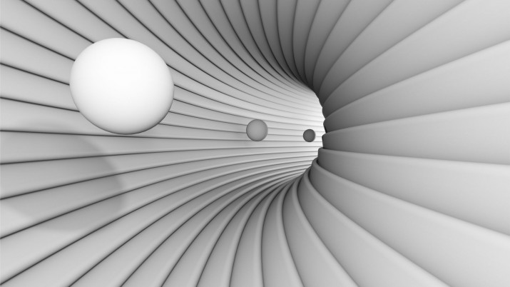 Fototapety fototaeta na ścianę 3d tunel 294912669 kule w tunelu - zdjęcie 2