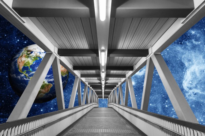 Fototapeta na ścianę tapeta na fizelinie do salonu Most 3D 10621 - zdjęcie 2