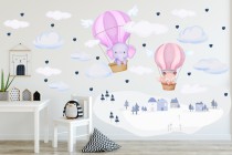 Naklejki dla dzieci na ścianę 41419 balony Naklejkomania - zdjecie 1 - miniatura