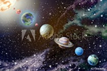 Fototapety na ścianę Planetu układu słonecznego 42442 Naklejkomania - zdjecie 2 - miniatura