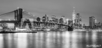 Panoramia of  Brooklyn Bridge and  Manhattan, New York City Naklejkomania - zdjecie 1 - miniatura